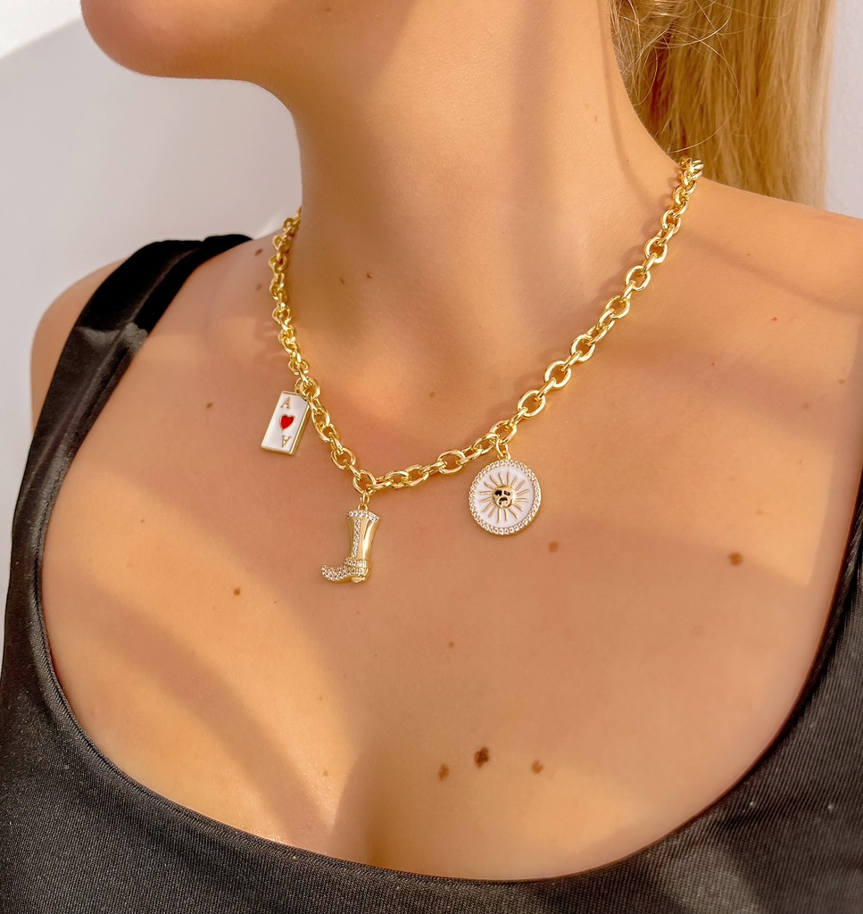 Collar tipo Charm Desert